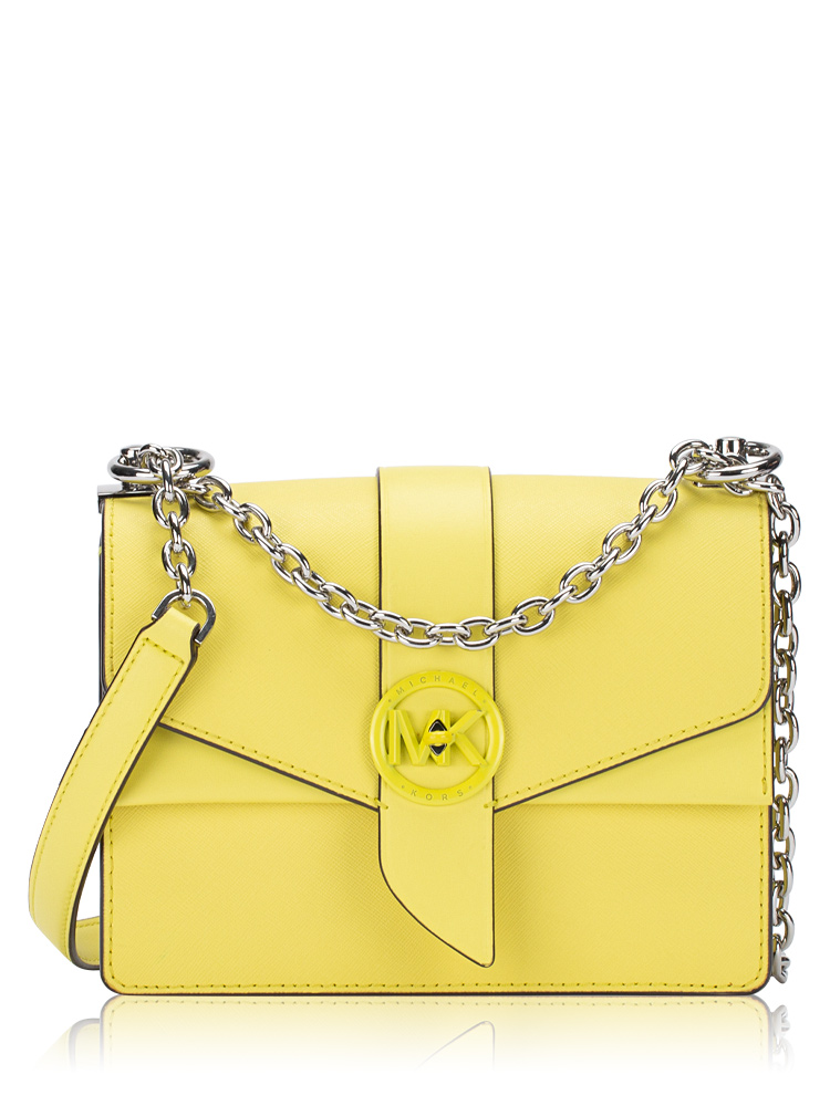 Greenwich Leather Small Crossbody Limelight