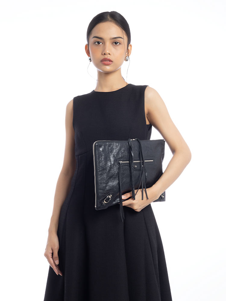 Lambskin Classic Small Pouch Black