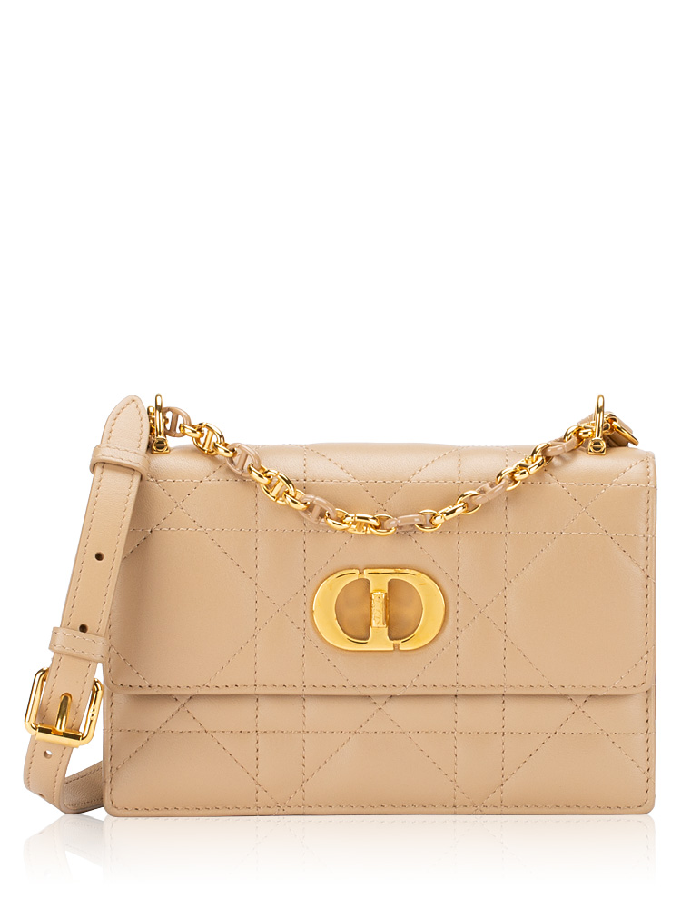 Macrocannage Miss Caro Mini Shoulder Bag Caramel Beige