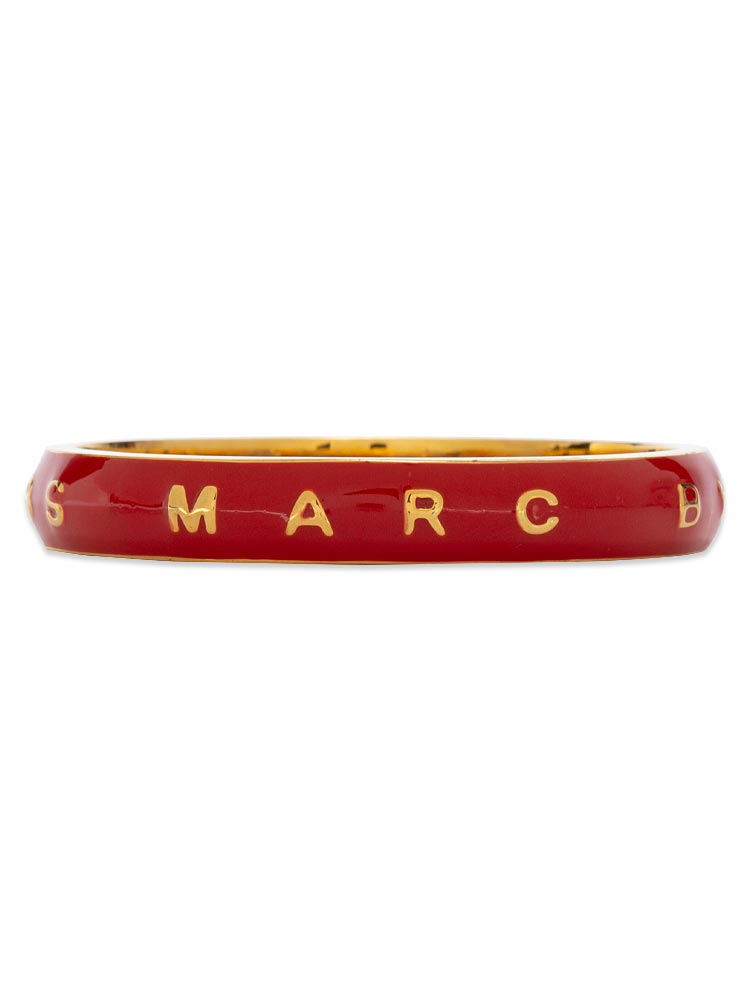 Enamel Bangle Gold Red
