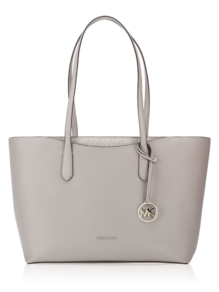 Arden Large Zip Tote Pearl Grey