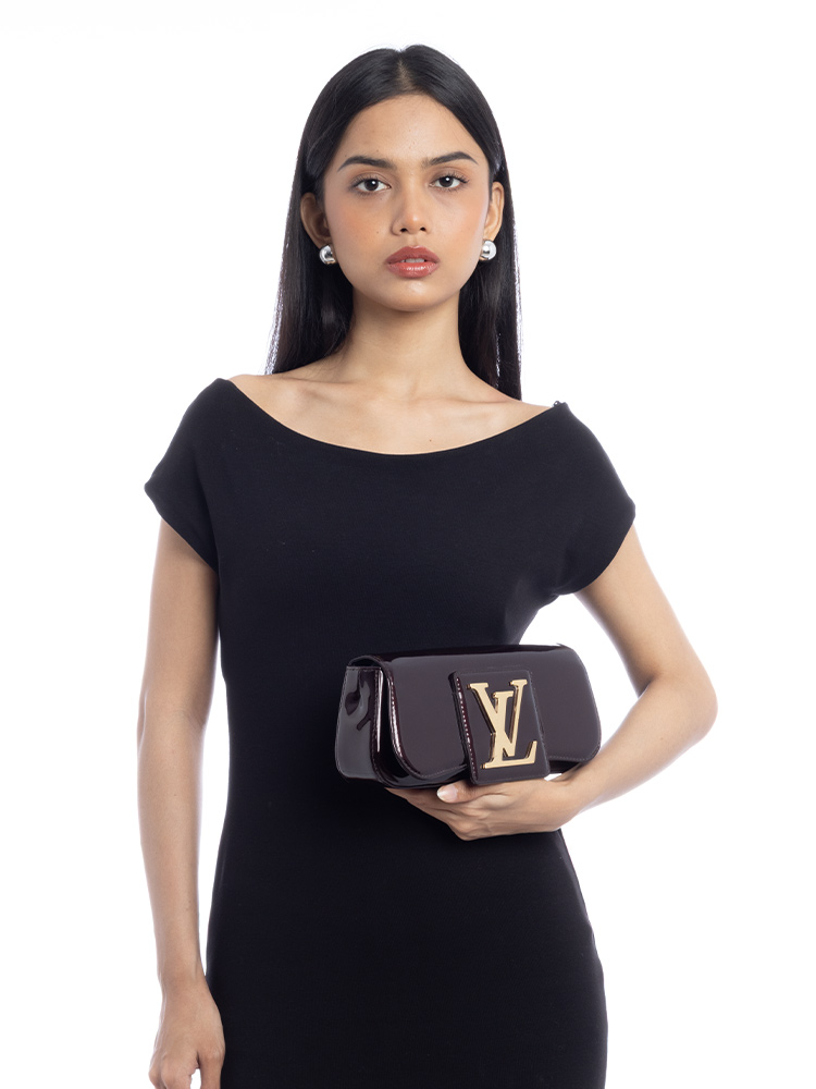 Patent Sobe Pochette Amarante