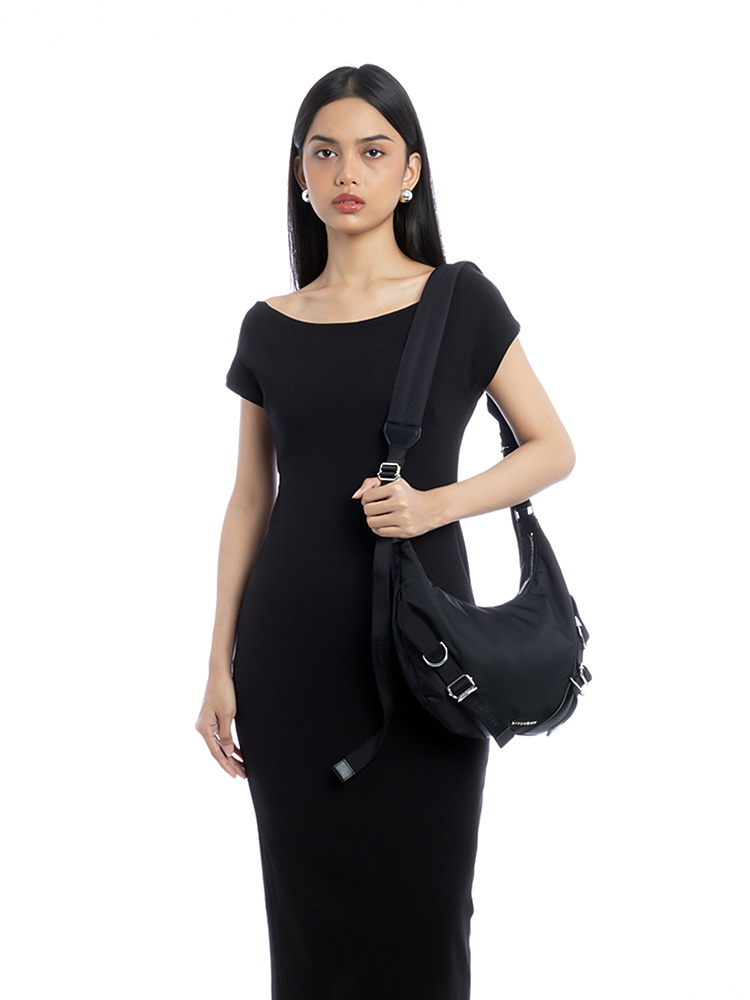 Nylon Voyou Crossbody Black
