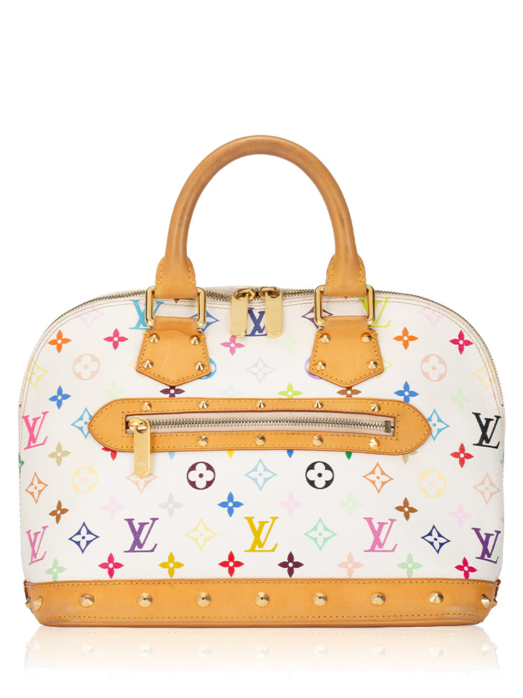 Monogram Multicolor Alma PM Blanc
