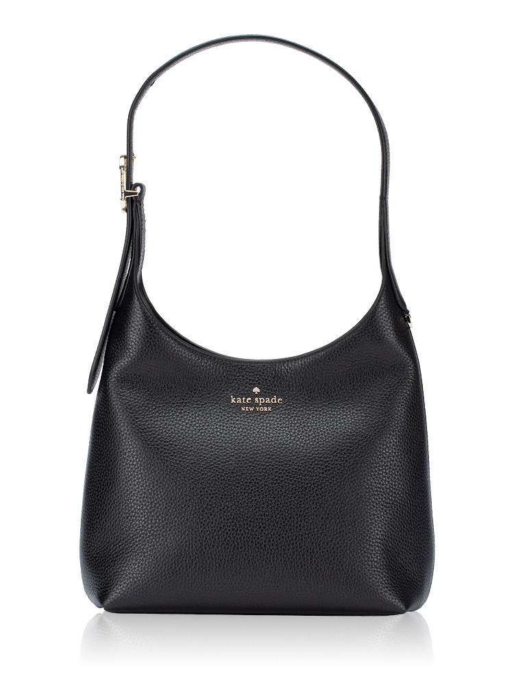454 Leather Small Shoulder Bag Black