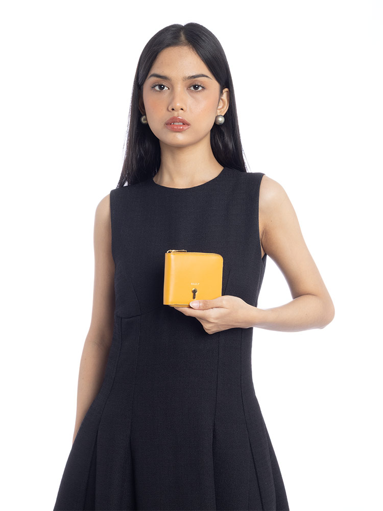 Cassy Zip Wallet Mustard