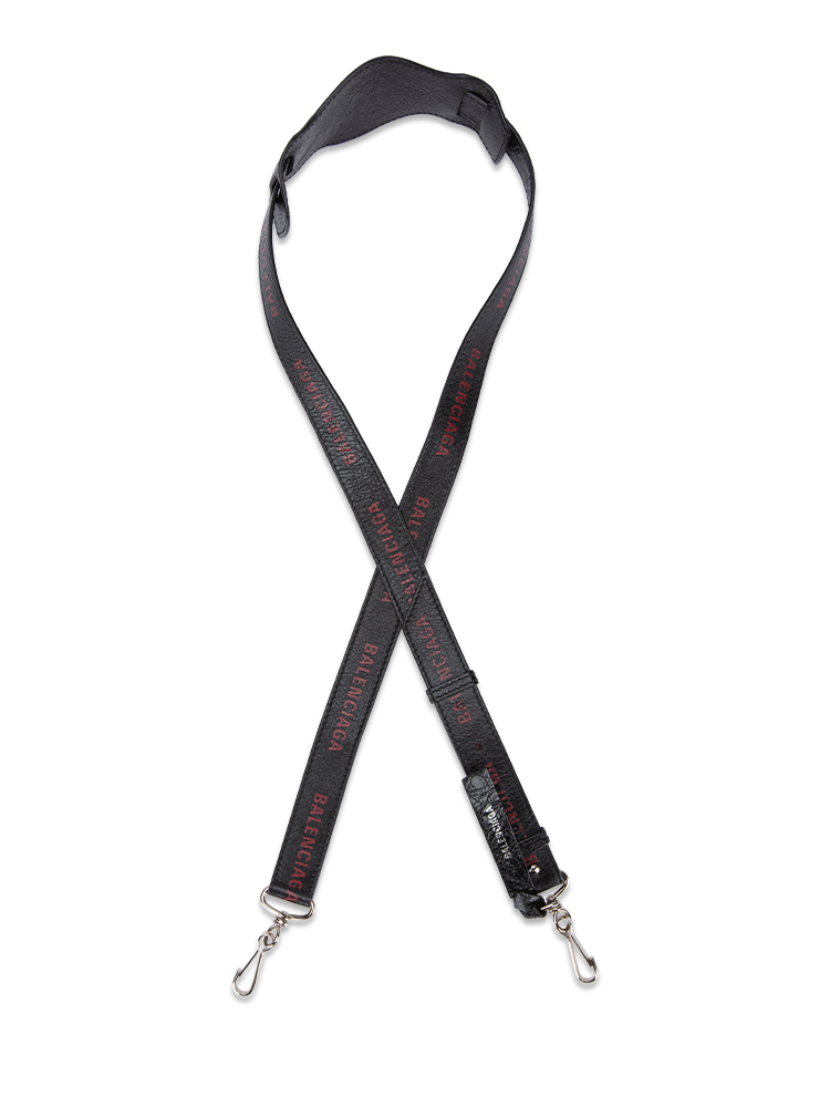 Logo Strap Black Red