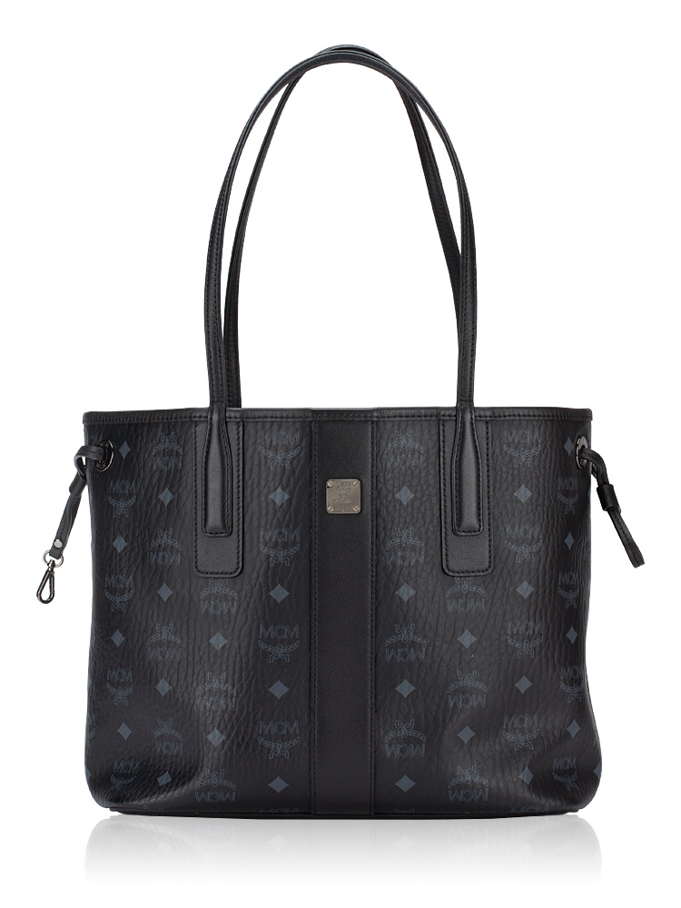 Visetos Liz Reversible Small Shopper Black