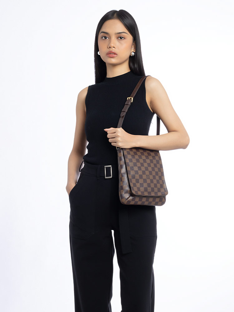 Damier Ebene Musette Salsa PM