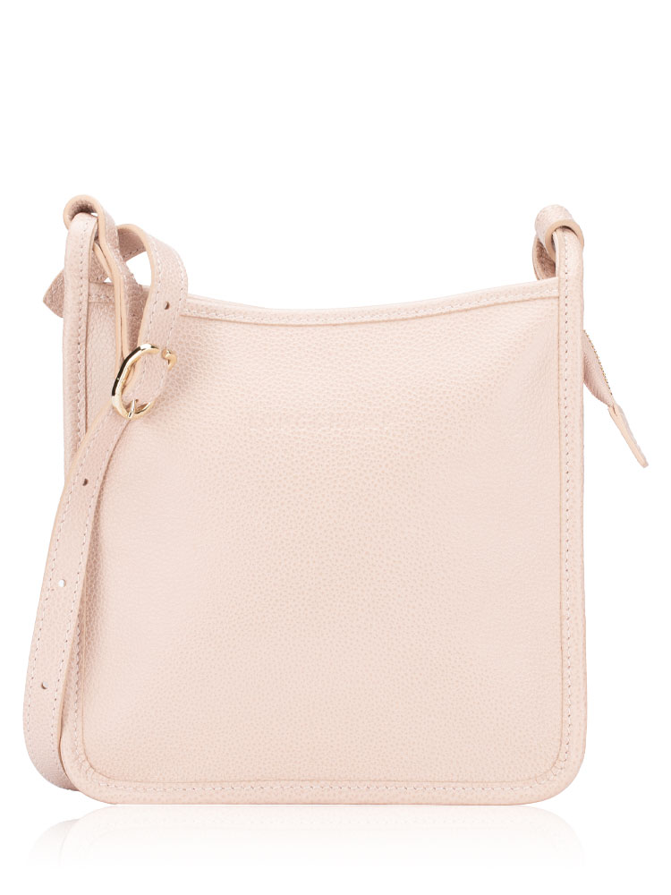 Le Foulonne Small Zip Crossbody Pink