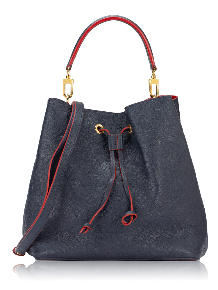 Monogram Empreinte Neonoe MM Marine Rouge