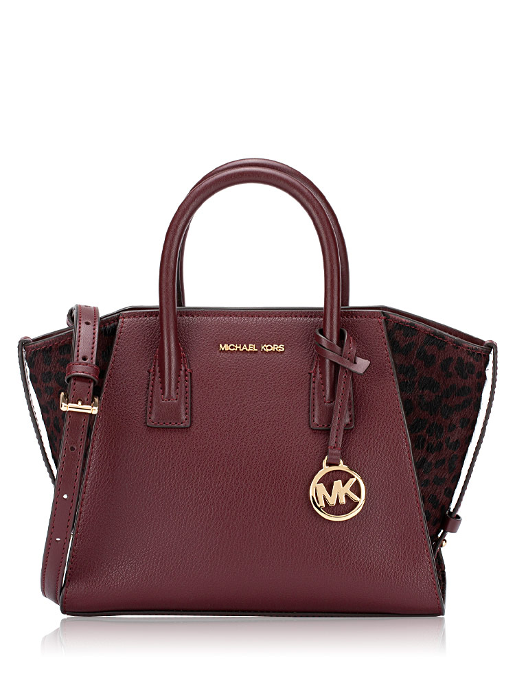Avril Small Zip Satchel Oxblood