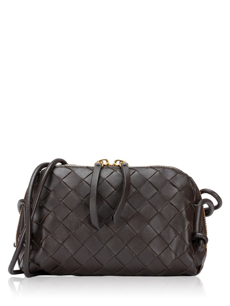 Nappa Intrecciato Concert Crossbody Fondant