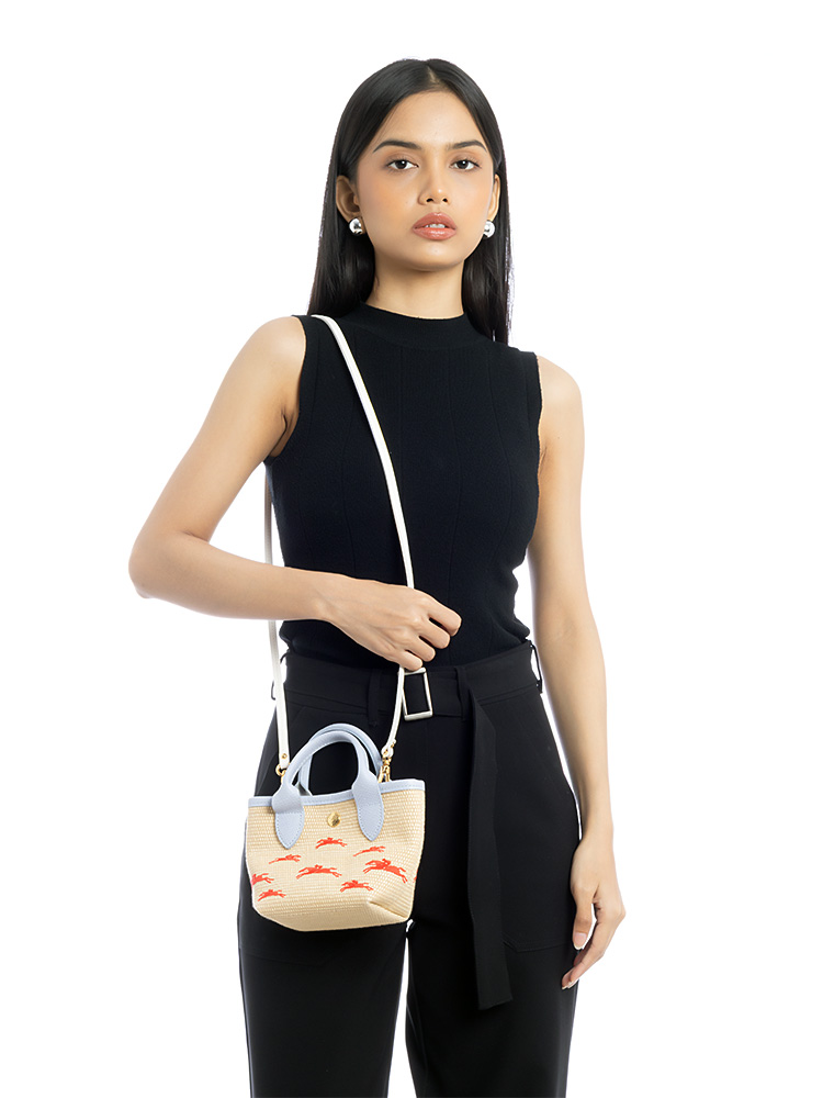 Le Panier Pliage Xs Basket Bag Blue