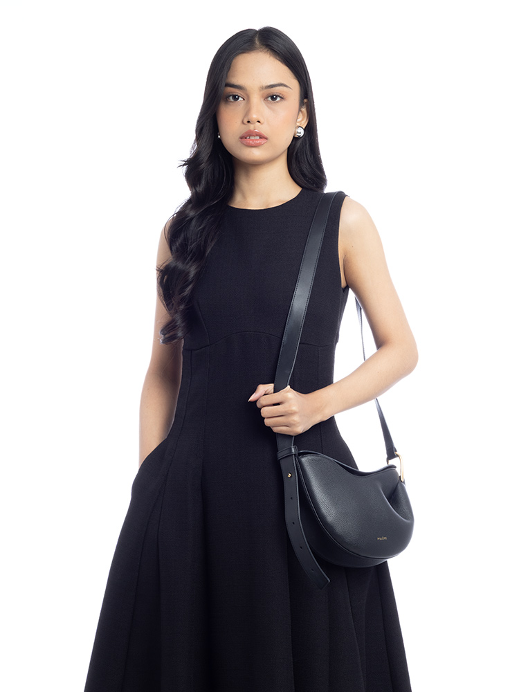 Textured Calfskin Tonca Black