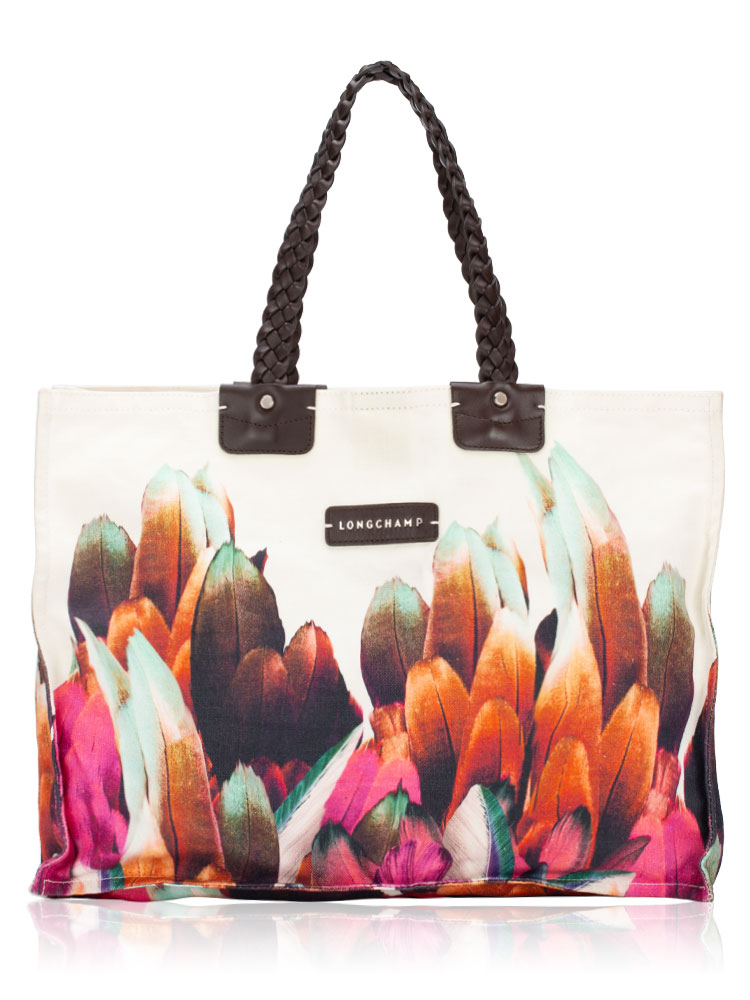 Le Pliage Tribu Cabas Beige Multi