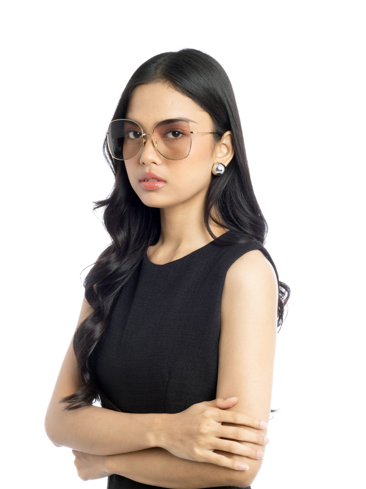 G0G3 Metal Stellaire Sunglasses Gold