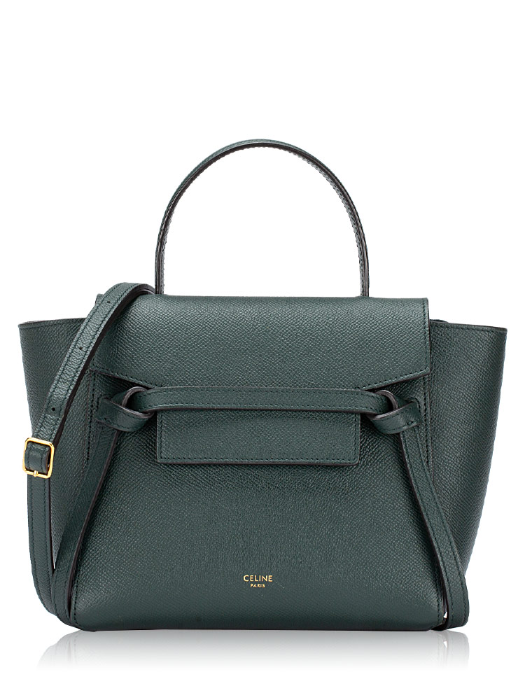 Grained Calfskin Nano Belt Bag Amazone