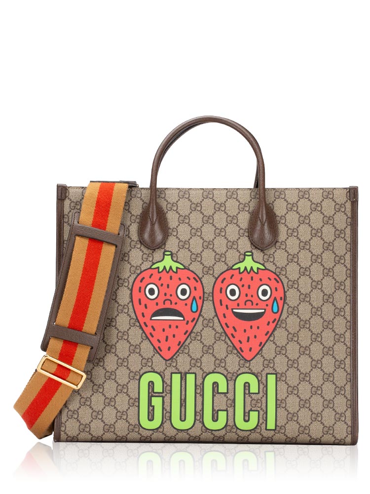 GG Supreme Pablo Delcielo Tote Beige Ebony
