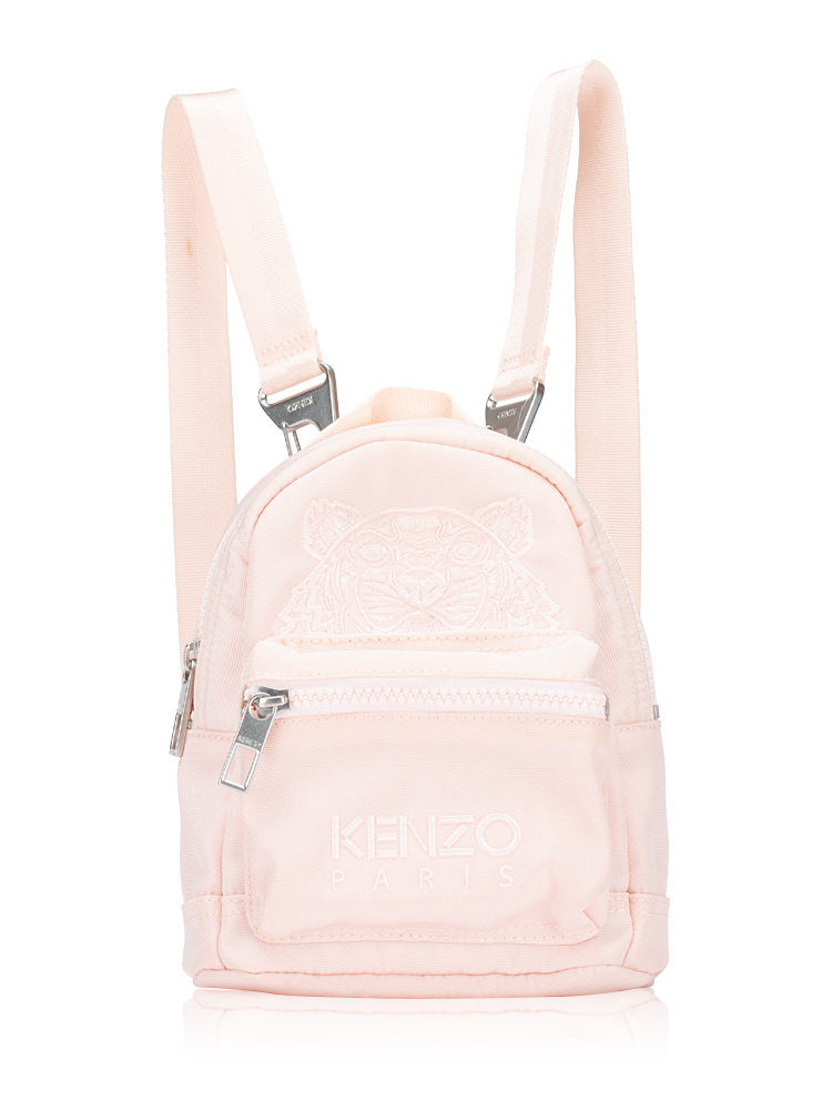 Canvas Tiger Mini Backpack Pink