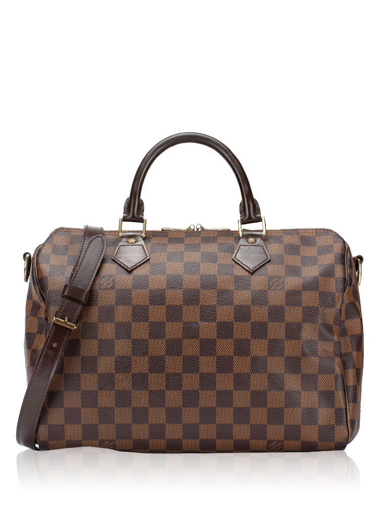 Damier Ebene Speedy 30 Bandouliere