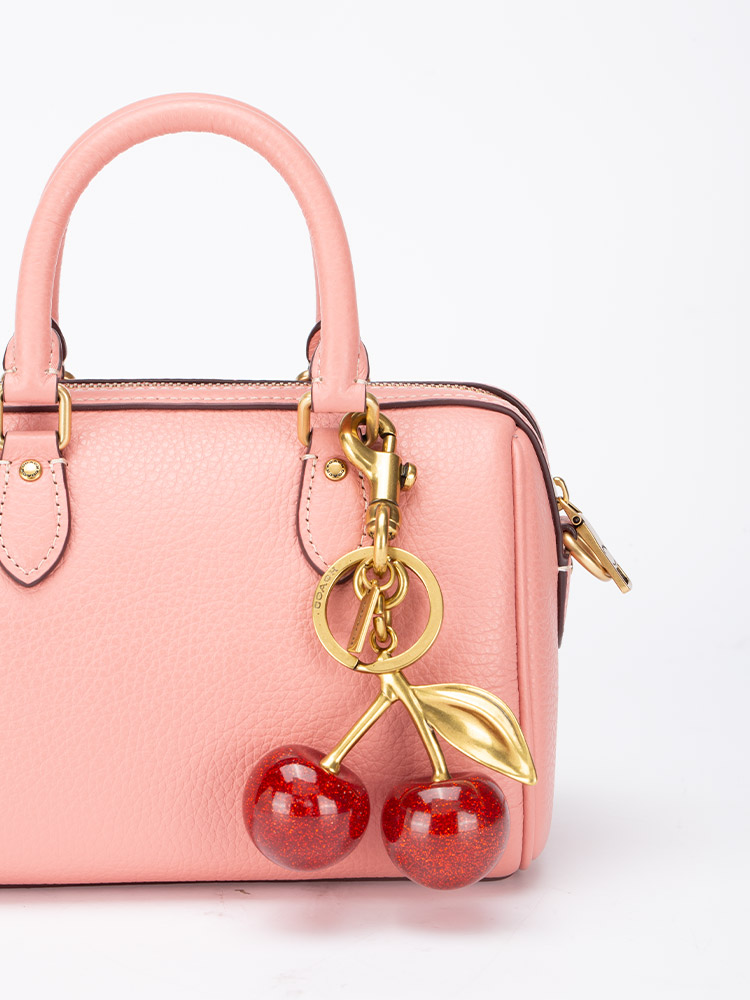 77840 Cherry Bag Charm Red