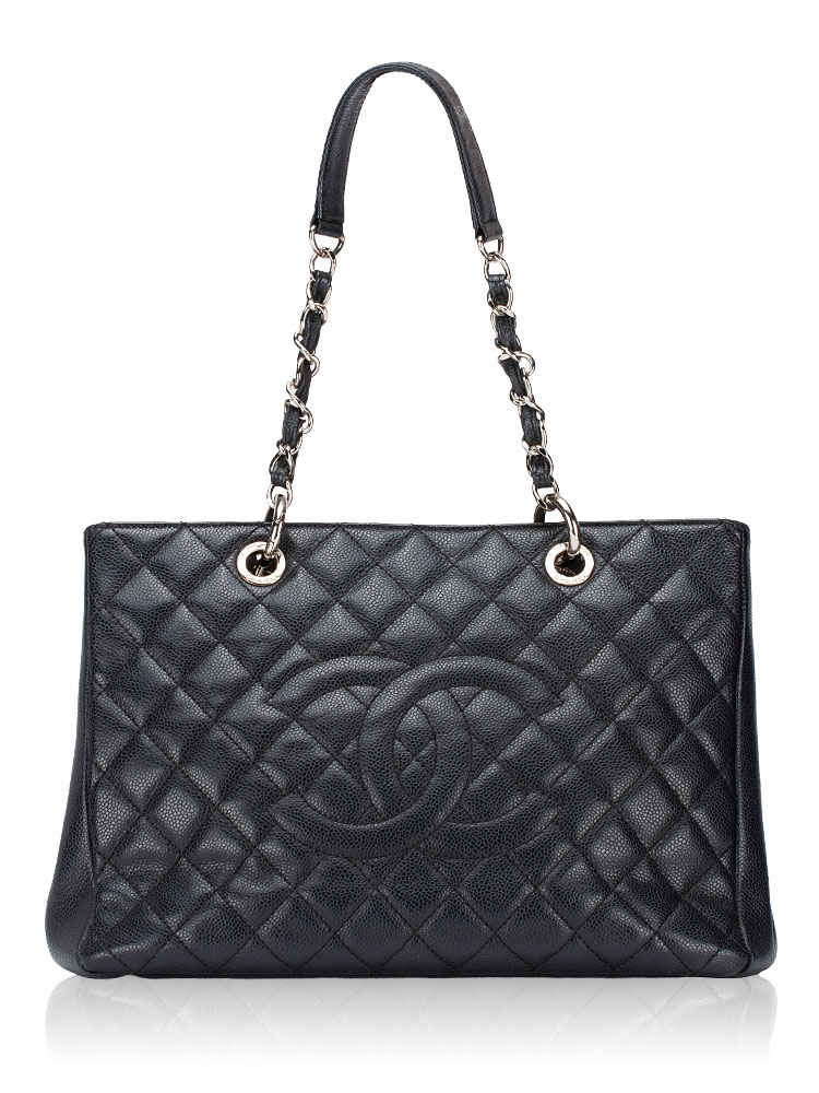 Caviar Grand Shopping Tote GST Black