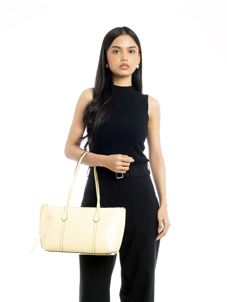 x Bonbon Perry Small Zip Tote Banana