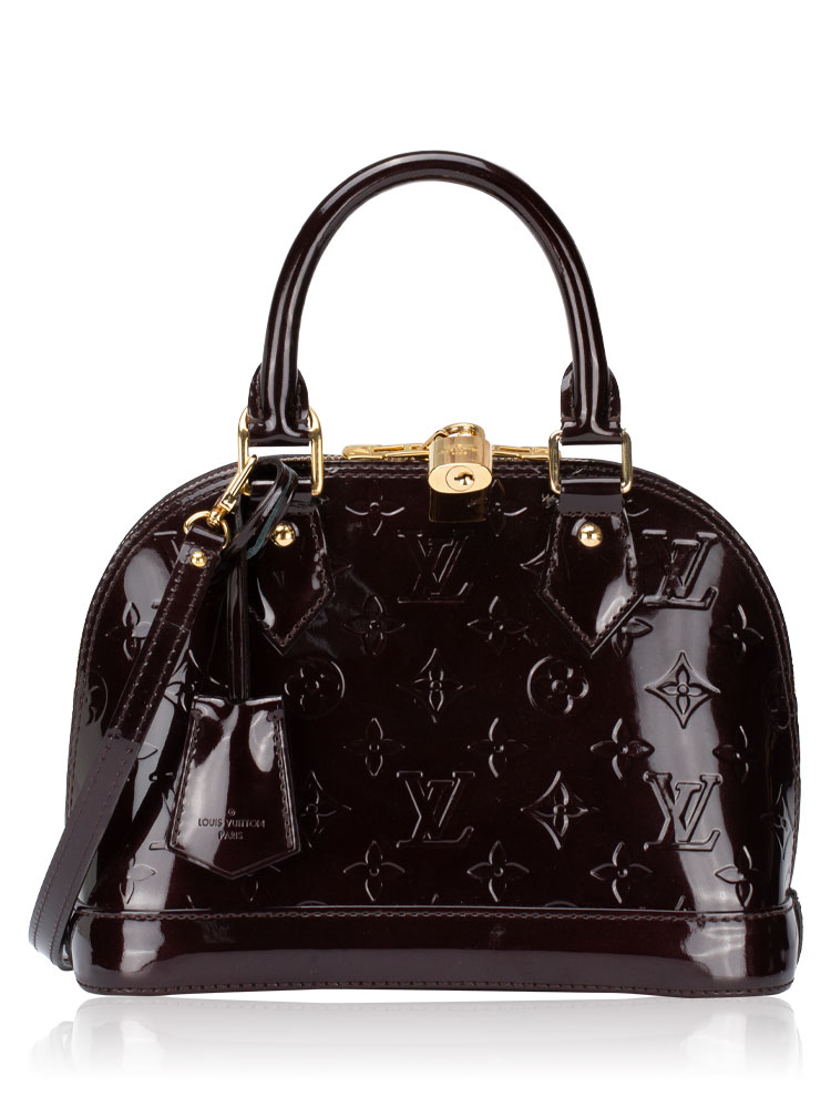 Monogram Vernis Alma BB Amarante