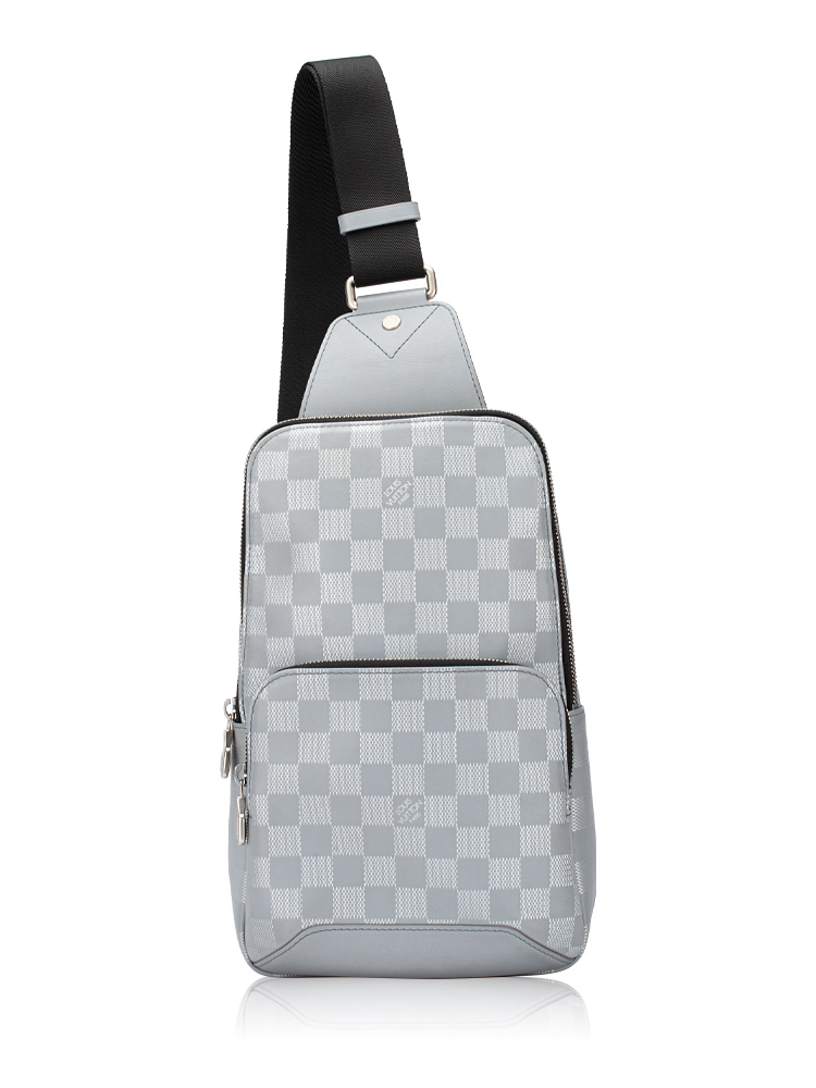 Damier Infini Avenue Sling Bag Grey