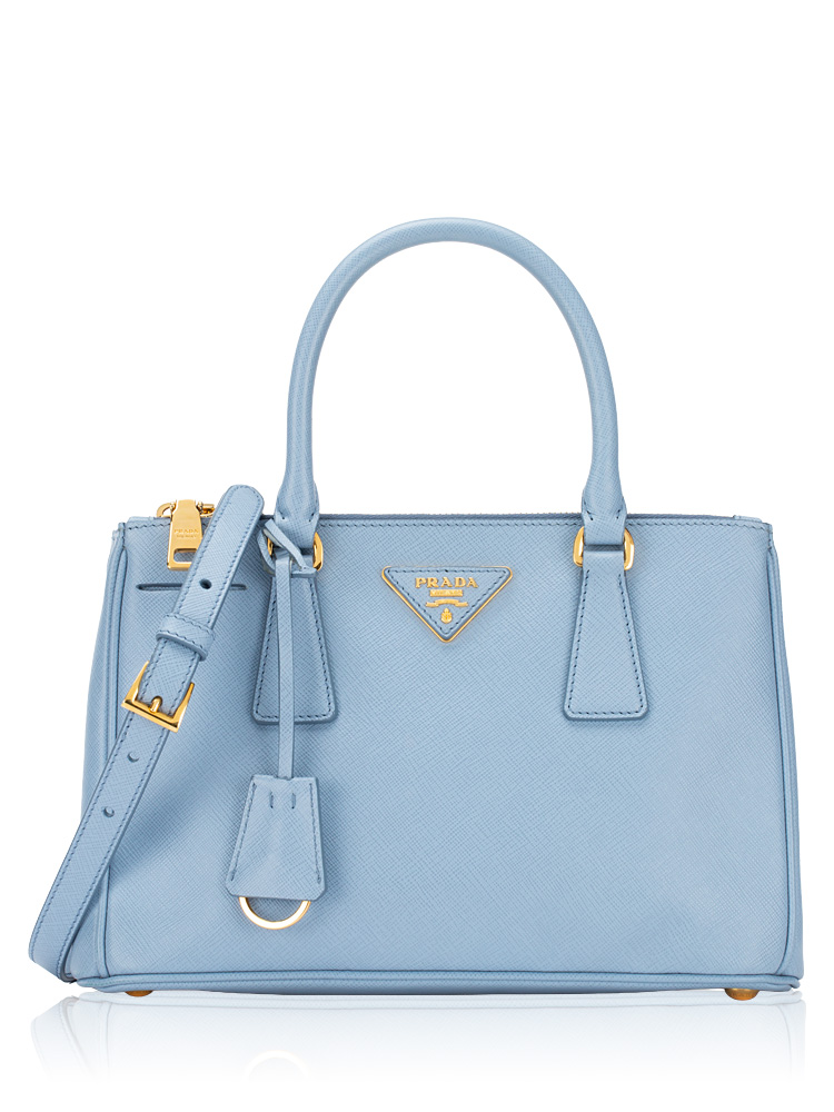 BN2316 Saffiano Lux Mini Double Zip Tote Astrale