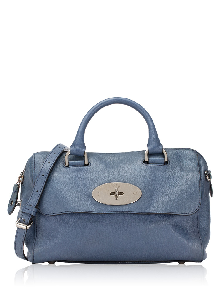 Goatskin Del Rey Small Satchel Blue