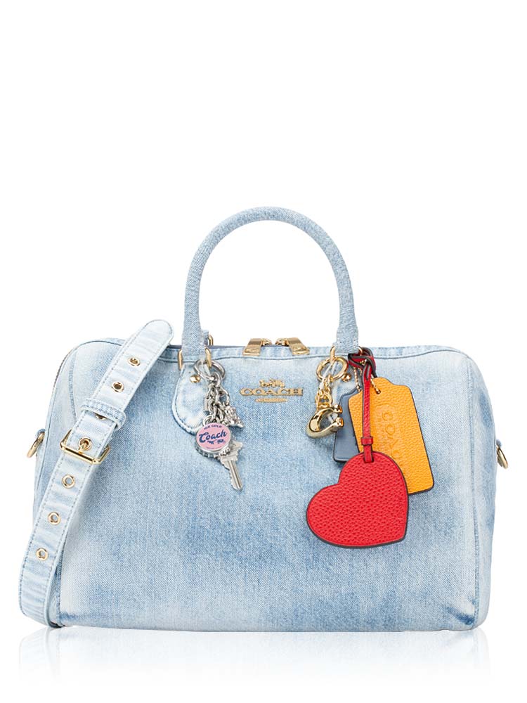 CDY75 Rowan Denim Large Satchel Light Indigo
