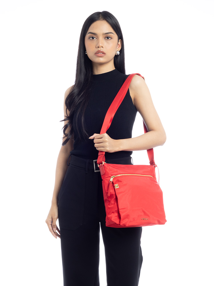 Nylon Canton Crossbody Sunset