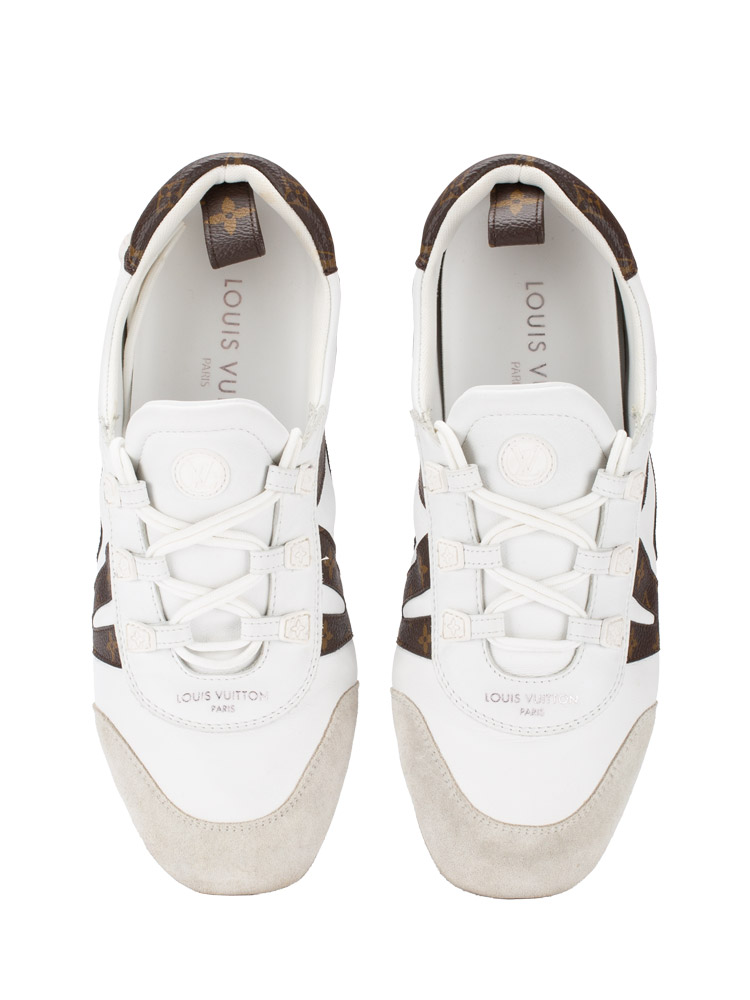 Monogram Calfskin Sneakerina White Sz 39.5