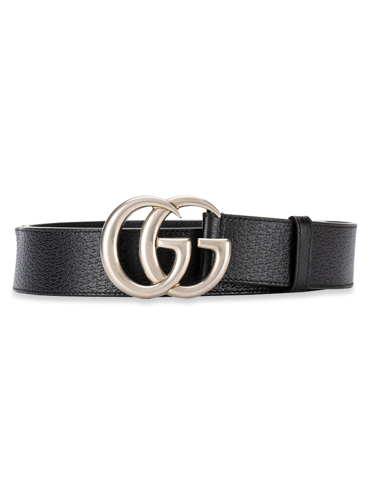 Calfskin Marmont 40mm Belt Black Sz 105
