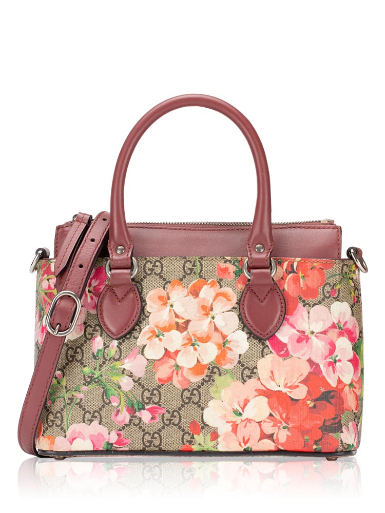 GG Supreme Blooms Mini Satchel Antique Rose