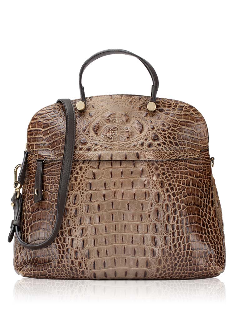Piper Croco Embossed Dome Satchel Bugatti