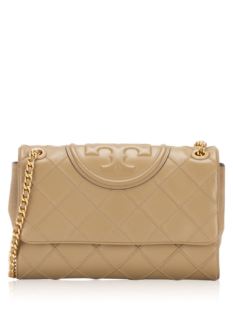 New Fleming Soft Convertible Shoulder Bag Pebblestone