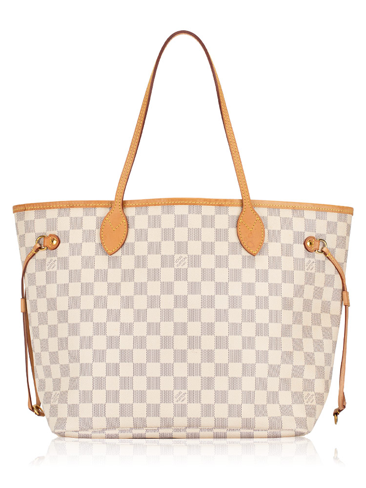 Damier Azur Neverfull MM NM Rose Ballerine