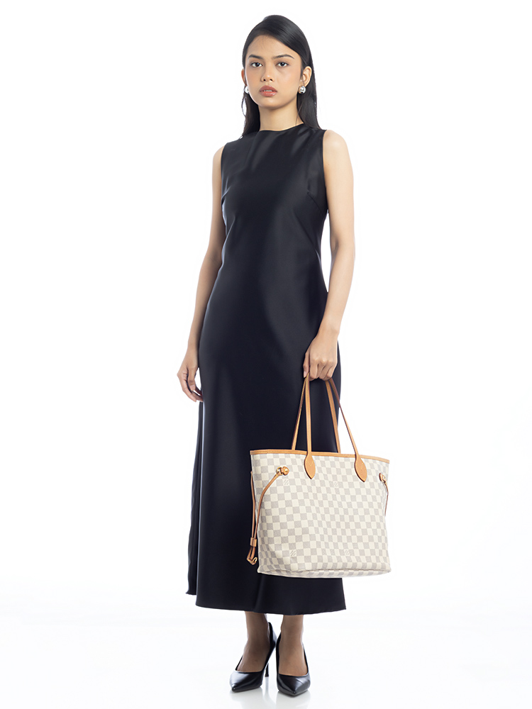 Damier Azur Neverfull MM NM Rose Ballerine