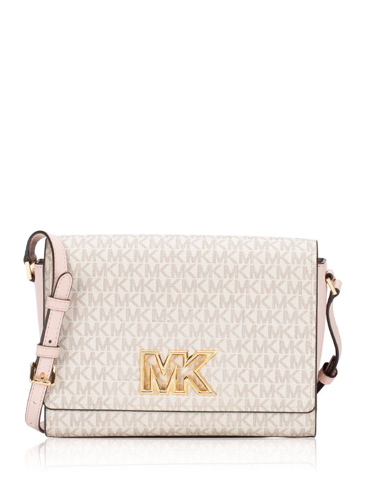 Signature Mimi Medium Flap Messenger Powder Blush