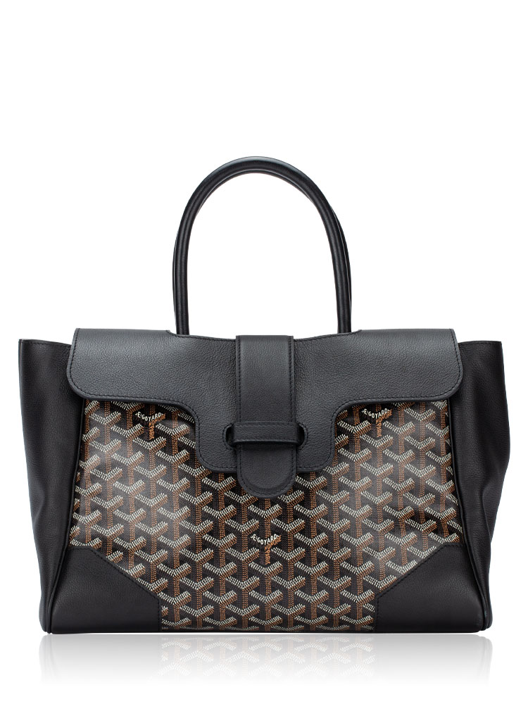 Goyardine Saigon Tote Black