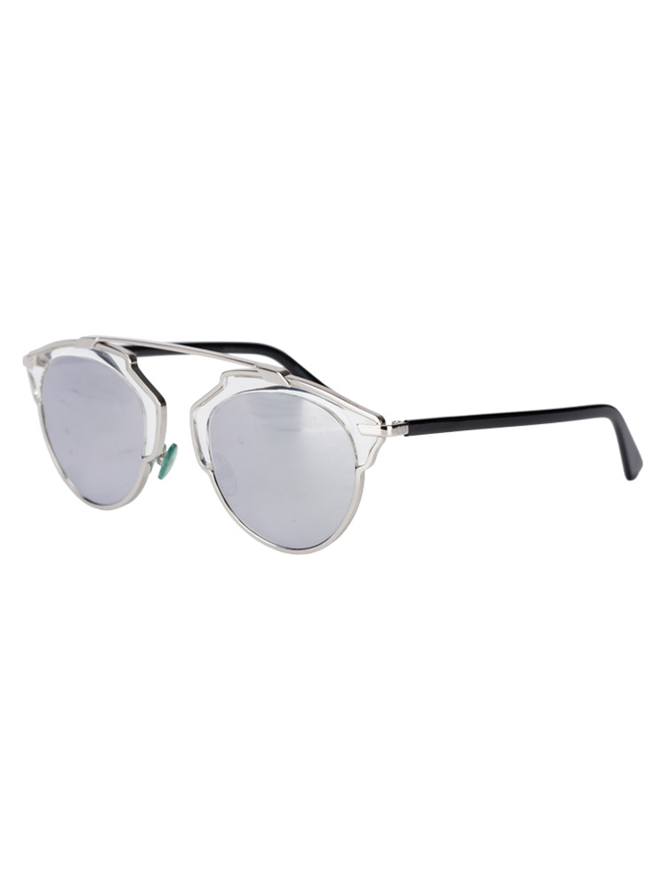 So Real Sunglasses Silver Black