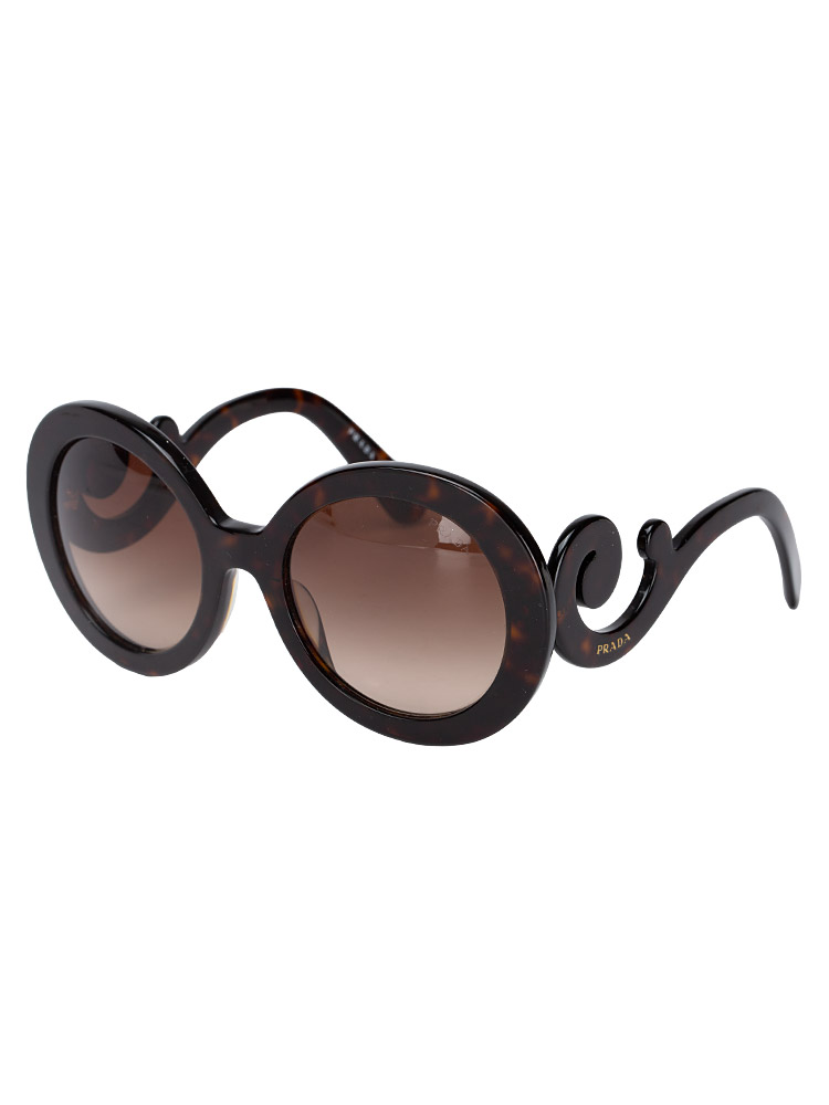 SPR27N Oversize Baroque Sunglasses Tortoise