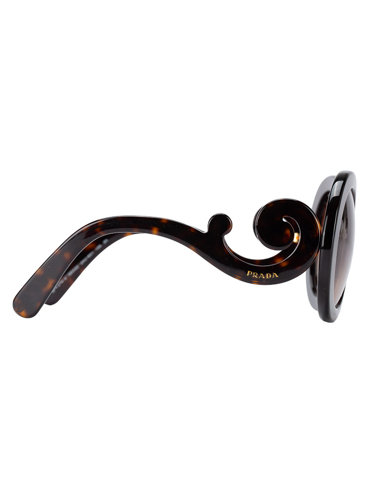 SPR27N Oversize Baroque Sunglasses Tortoise