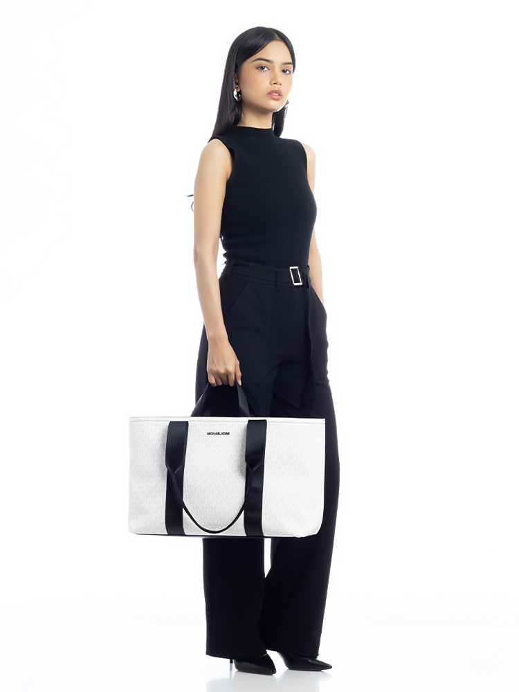 Signature Cooper Tote Bright White