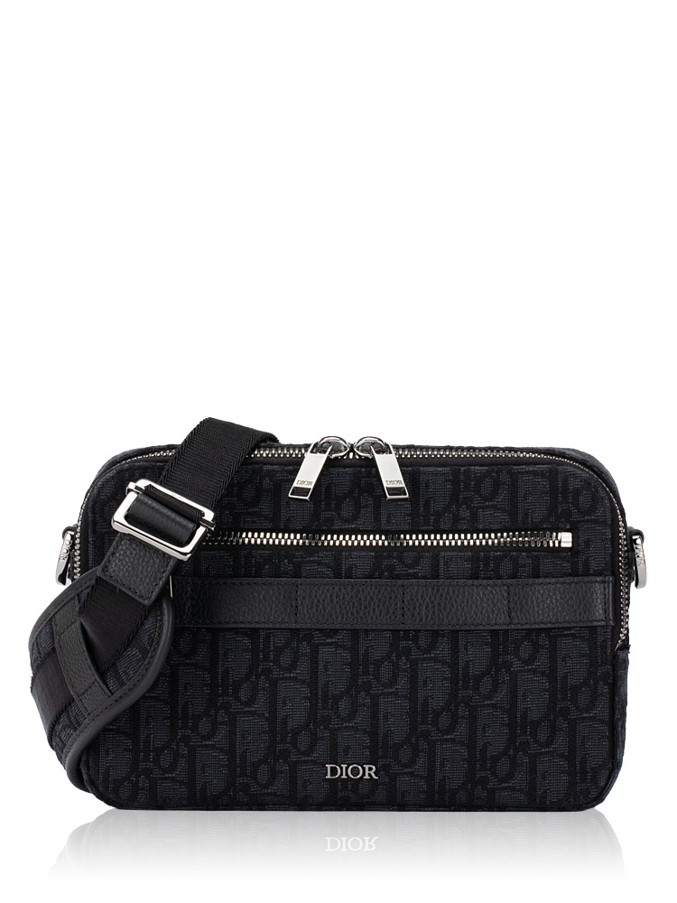 Oblique Safari Messenger Black