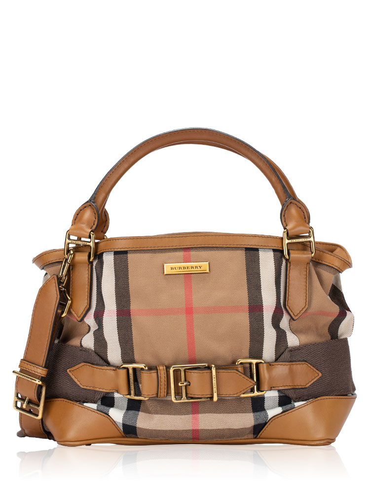 House Check Brecon Medium Tote Tan