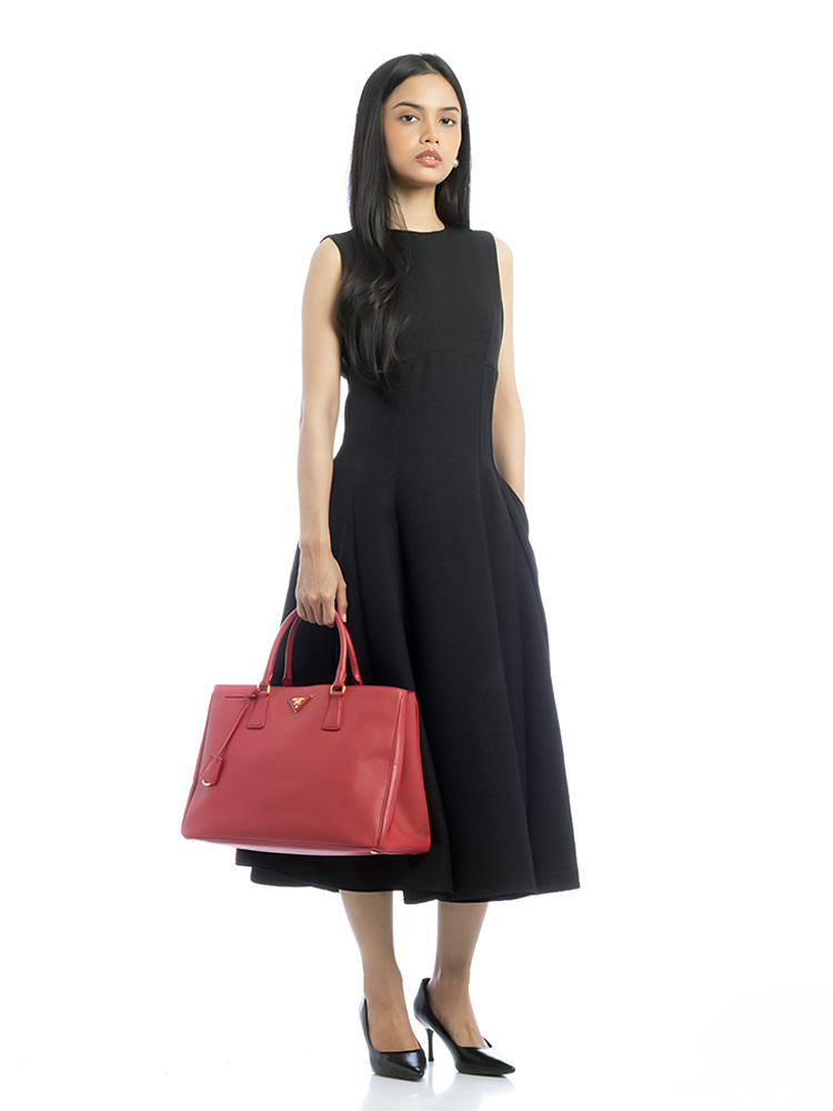 BN1844 Saffiano Lux Tote Fuoco